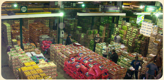 Nuestro puesto de venta en el Mercado Central de Buenos Aires